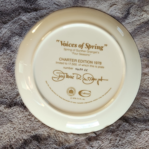 Spring Robin plate - Picture 2 of 3